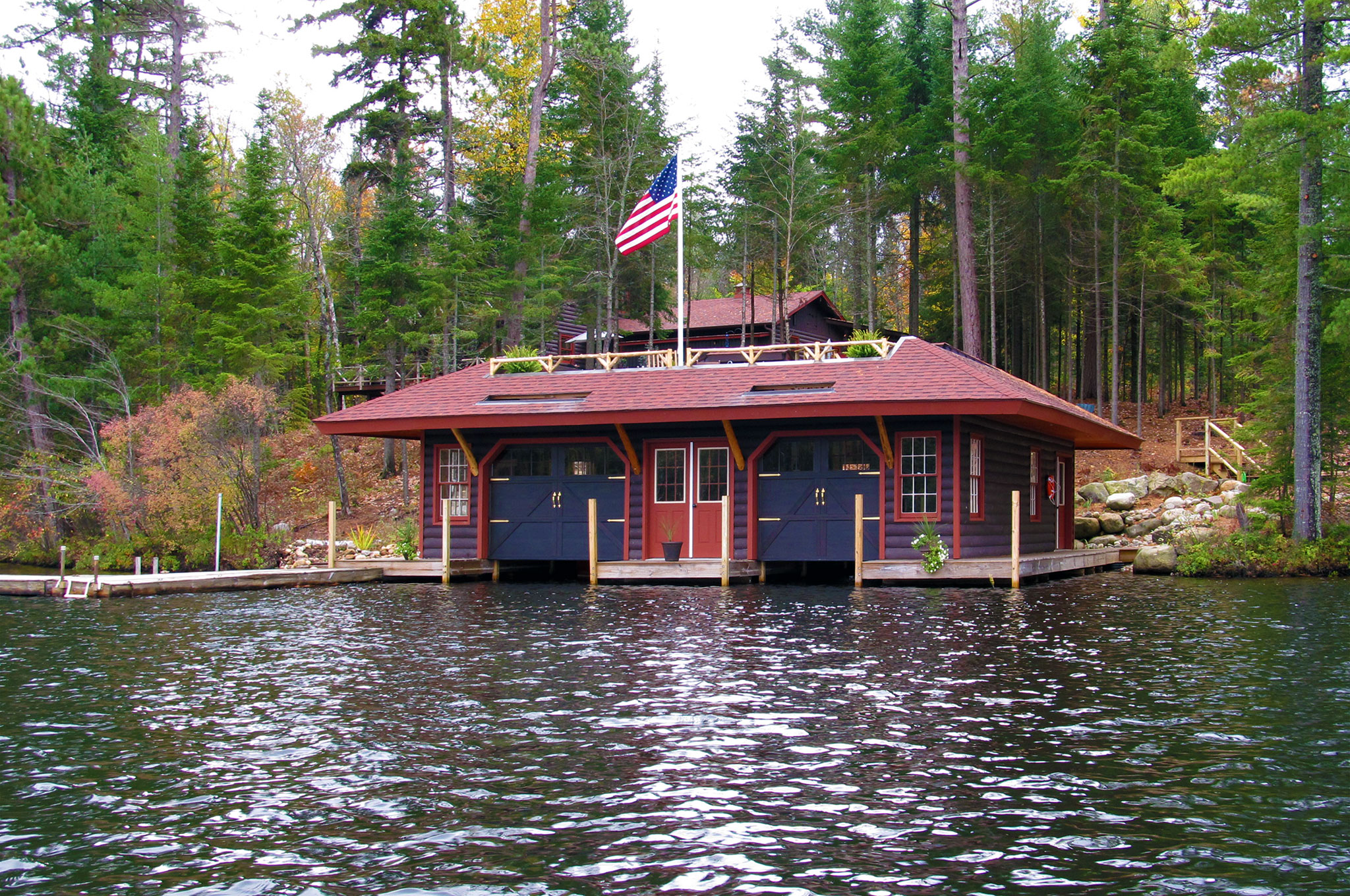 adirondack boathouse - aja architecture and planning