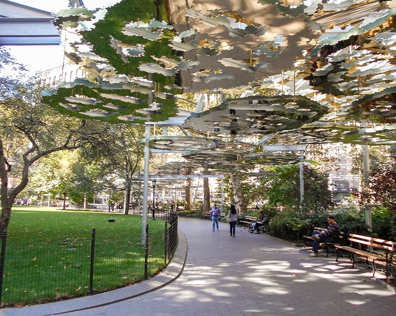 Fata Morgana Art Installation in Madison Square Park, New York City