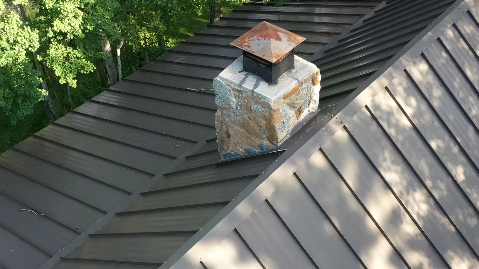 drone-roof-inspection At AJA Architecture and Planning we use drones to inspect existing conditions of our projects.